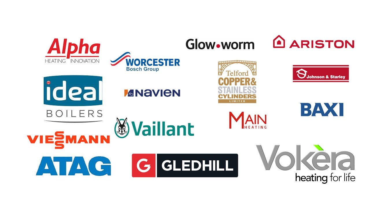 a variety of logos and logos on a white background