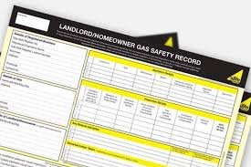 image of gas safety certificate