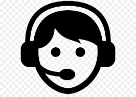 a black and white call center customer representative of a customer representative of a customer