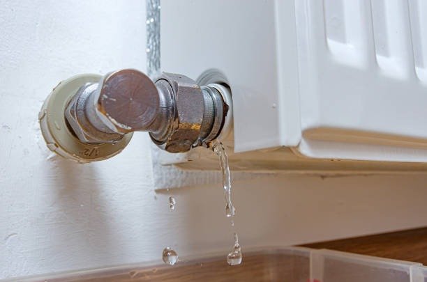 leaking radiator pipework